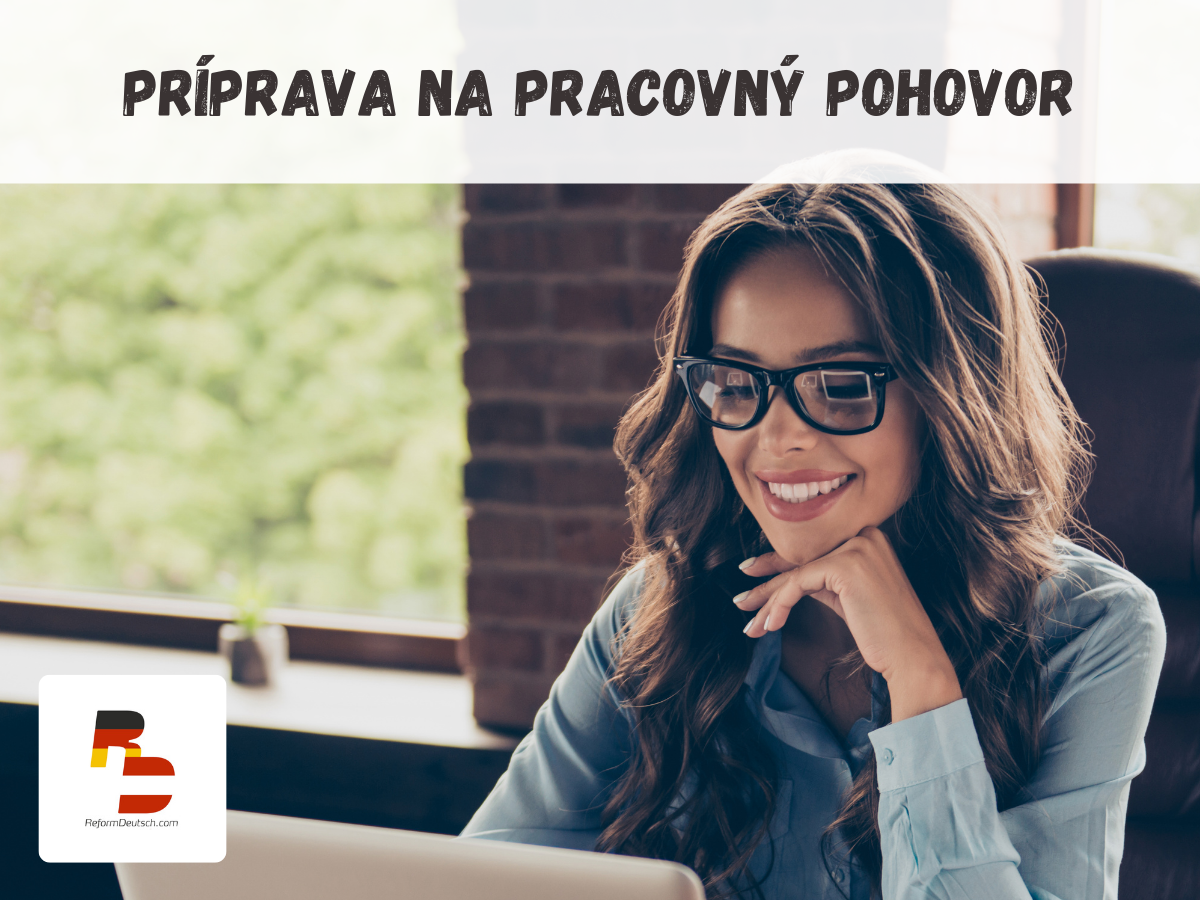 príprava na pracovný pohovor v nemčine